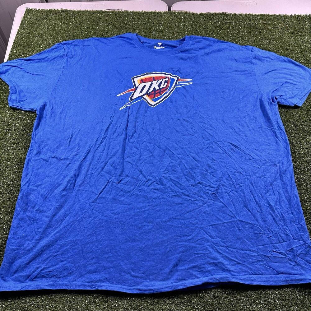 Fanatics Oklahoma City Thunder NBA Size 5XL Short Sleeve Athletic Shirt NWOT